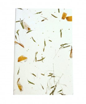 Strait edges notebook "yellow flowers and grass"