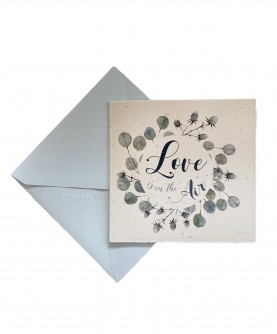 "Love" card - Love is in the air