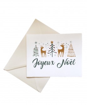 Merry Christmas card "Reindeer"