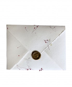 Lettre-enveloppe avec cachet de cire