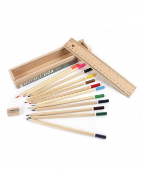Colored pencils box