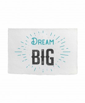 Carte Citation positive 1 : Dream big