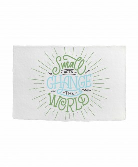 Carte Citation positive 2 : Small acts change the world